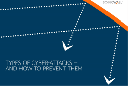 Types of Cyber-attacks and How to Prevent Them